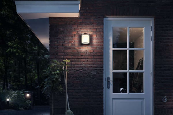 Philips Samondra LED-vägglampa, svart