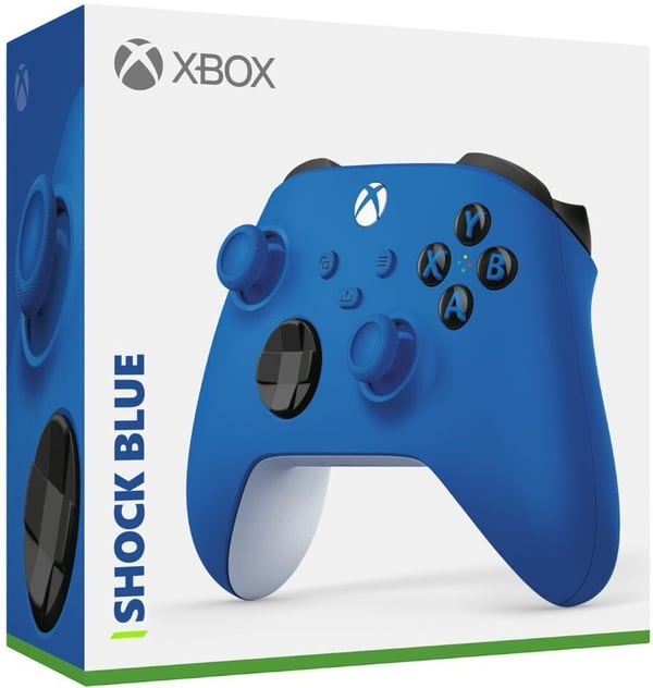 Microsoft Xbox trådlös kontroller, blå, Xbox / PC