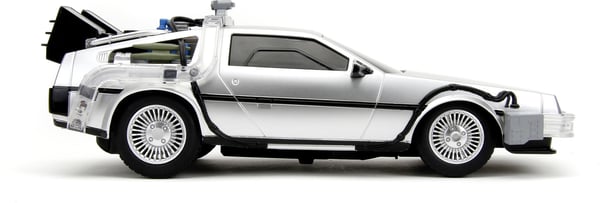 Jada Back to the Future RC Time Machine -radiostyrd bil, 1:16