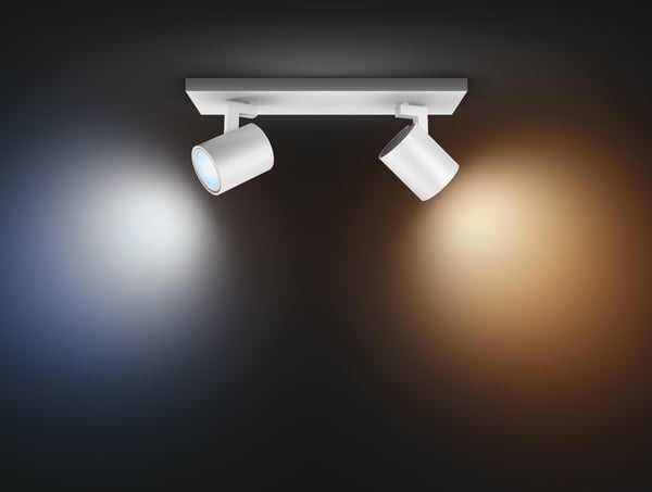 Philips Hue Runner hvid ambiance -smart spotlights, 2-delt, hvid, BT, 2 x 4,2 W