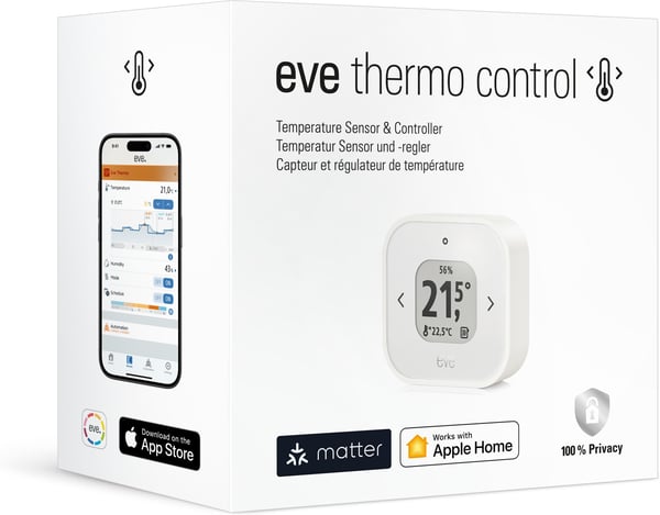 Eve Thermo Control -smart temperaturgivare för Eve-termostaten