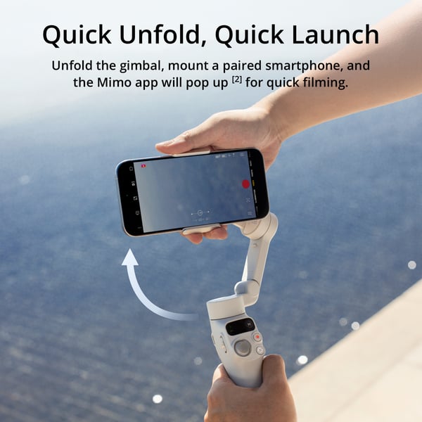 DJI Osmo Mobile 7 gimbal til mobiltelefon, grå