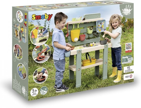 Smoby Life Mud Kitchen utomhuskök för lerlekar