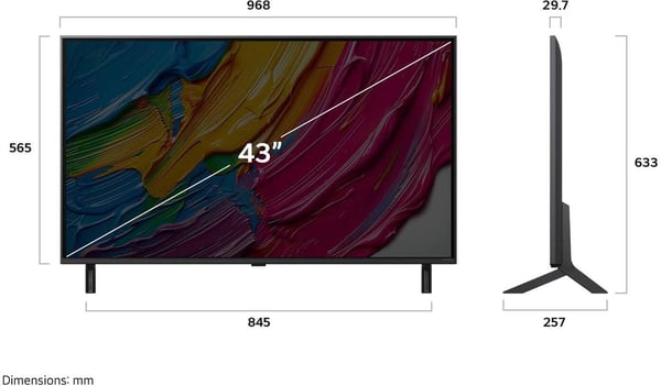 LG 43'' QNED 80 – 4K TV (2025)