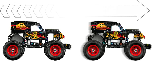 LEGO Technic 42219 Monster Jam™ Grave Digger™ eld och is