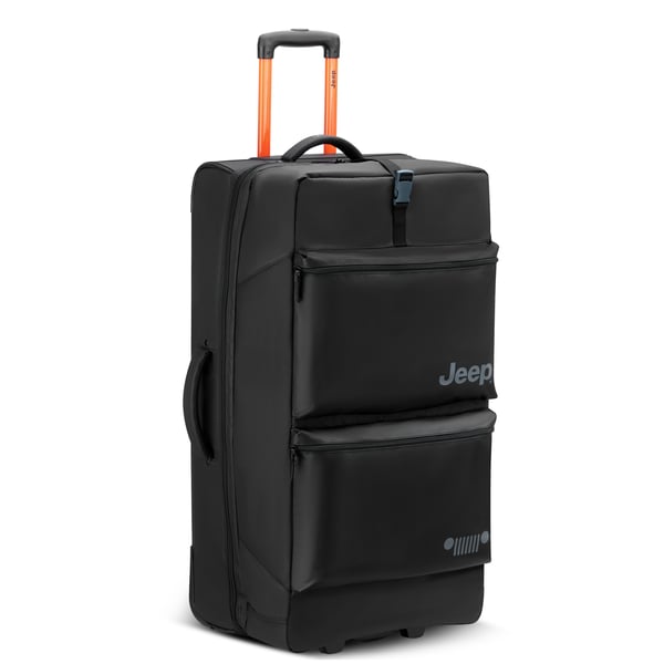 Delsey Jeep JS006B Trolley Duffle resväska, 82 cm, svart