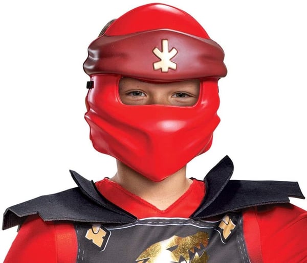 LEGO Ninjago Kai -kostume, størrelse M, 127-136 cm