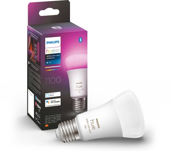 Philips Hue -LED-smartlampa, White and color ambiance, E27