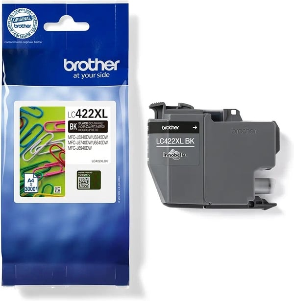 Brother LC422XLBK - bläckpatron, svart