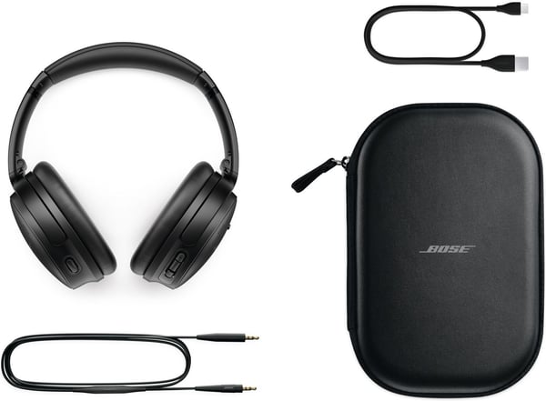 Bose QuietComfort Hörlurar med aktiv brusreducering, svart