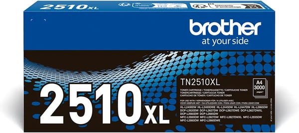 Brother TN2510XL -lasertonerpatron, svart