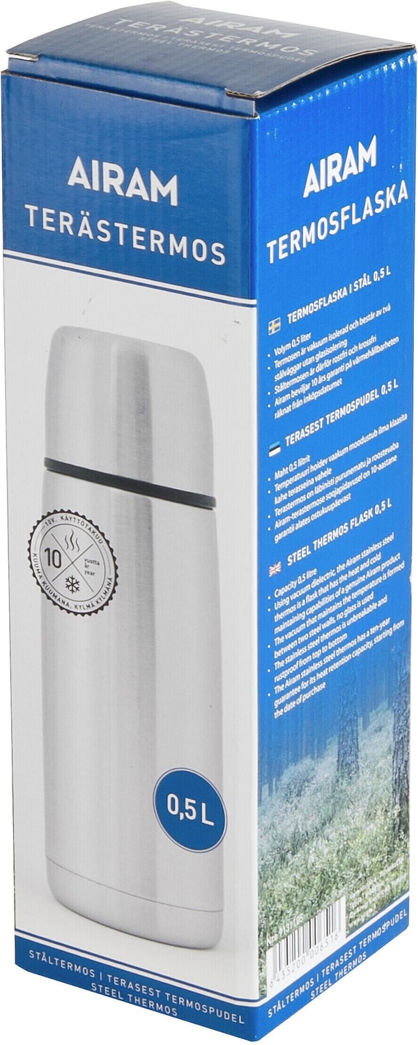 Airam ståltermokande 0,5 l