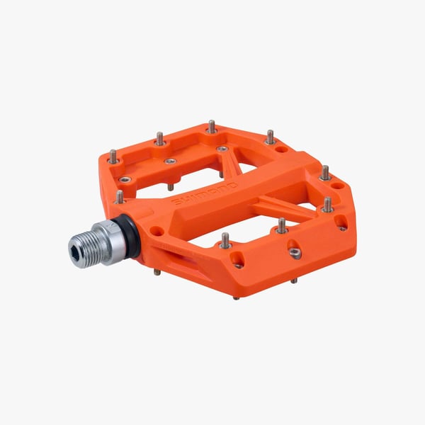 Shimano PD-GR400 Flat Pedal pedaler, orange