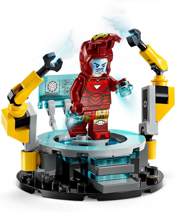 LEGO Super Heroes Marvel 76315 – Iron Mans laboratorium – Rustningsrum