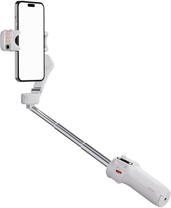 HOHEM iSteady V3 AI Kit gimbal för mobiltelefon, vit