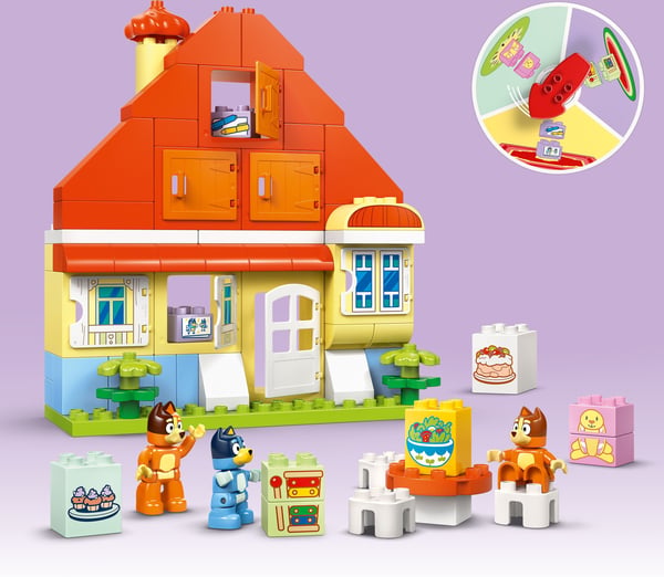 LEGO DUPLO Bluey 10459 Blueys familjehus och memoryspel