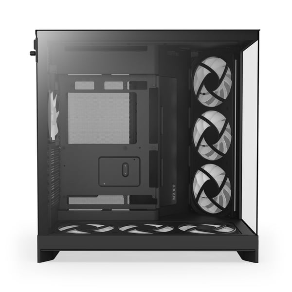 NZXT H9 Flow RGB+ (2025) ATX-chassi, svart