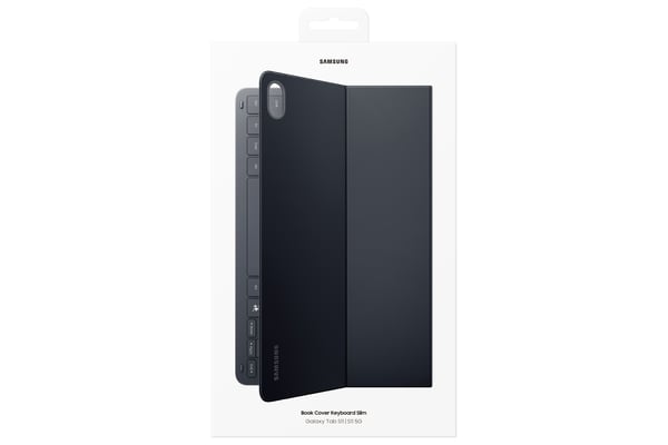 Samsung Book Cover Slim tangentbordsskal, Galaxy Tab S11, svart