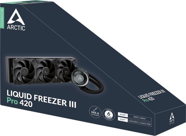 ARCTIC Liquid Freezer III Pro 420 vätskekylningssystem, svart
