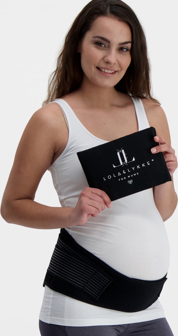 Lola&Lykke® Core Relief -graviditetstödbälte, svart storlek L