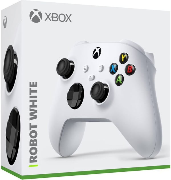 Microsoft Xbox trådlös kontroll, vit, Xbox / PC