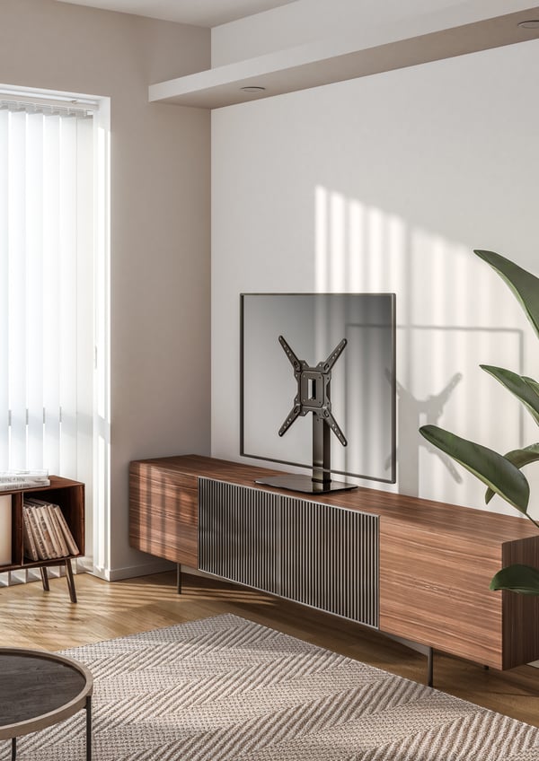 Mozi TS-2 Medium 23"-55" -tv-apparaten vridbart bordstativ