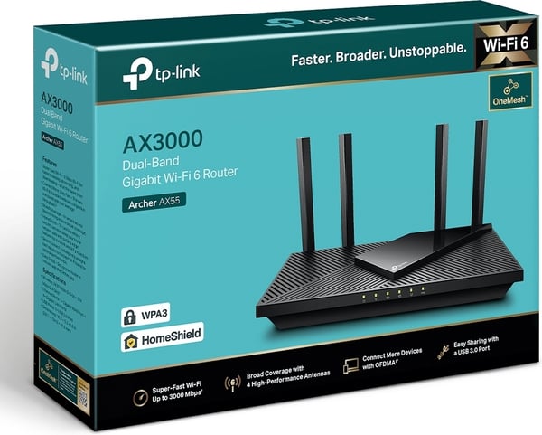 TP-LINK Archer AX55 Dualband WiFi 6-router