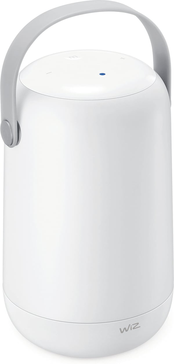 WiZ Mobil Bærbar -opladningsbar smart bordlampe, hvid, WiFi