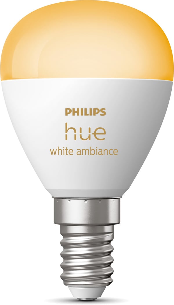 Philips Hue White Ambience Lyster smartlampa, E14, P45