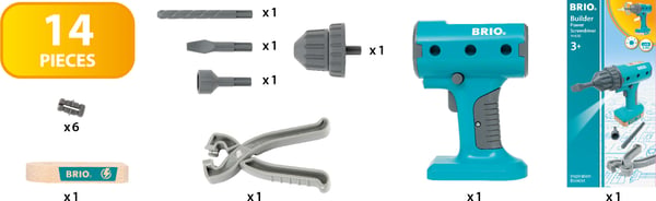 BRIO Builder 34600 - Byggsats skruvmejsel