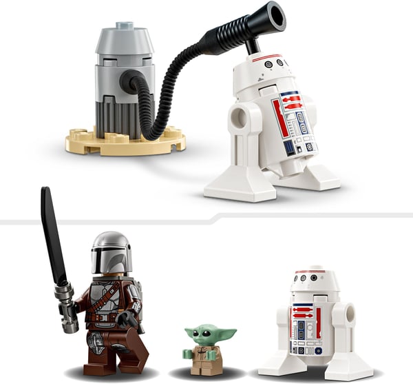 LEGO Star Wars 75410 – Mandos og Grogu N-1-stjerneskib