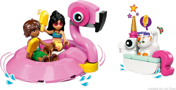 LEGO Friends 42658 - Poolparty – Enhörning och flamingo
