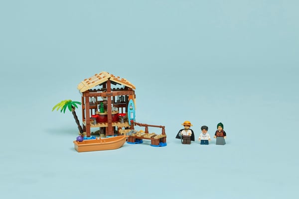 LEGO ONE PIECE 75636 Vindsnurrefiska bysstuga