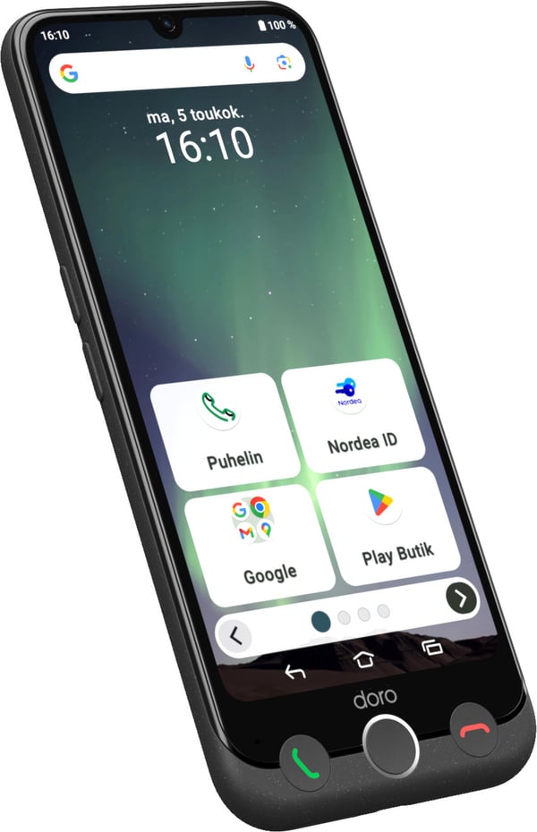 Doro Aurora A31 smartphone, Grafit