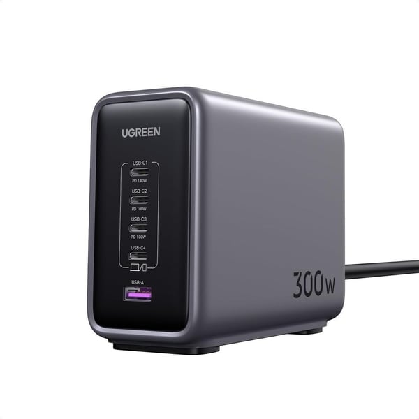 Ugreen Nexode 300W GaN väggladdare Ugreen Nexode 300W GaN väggladdare