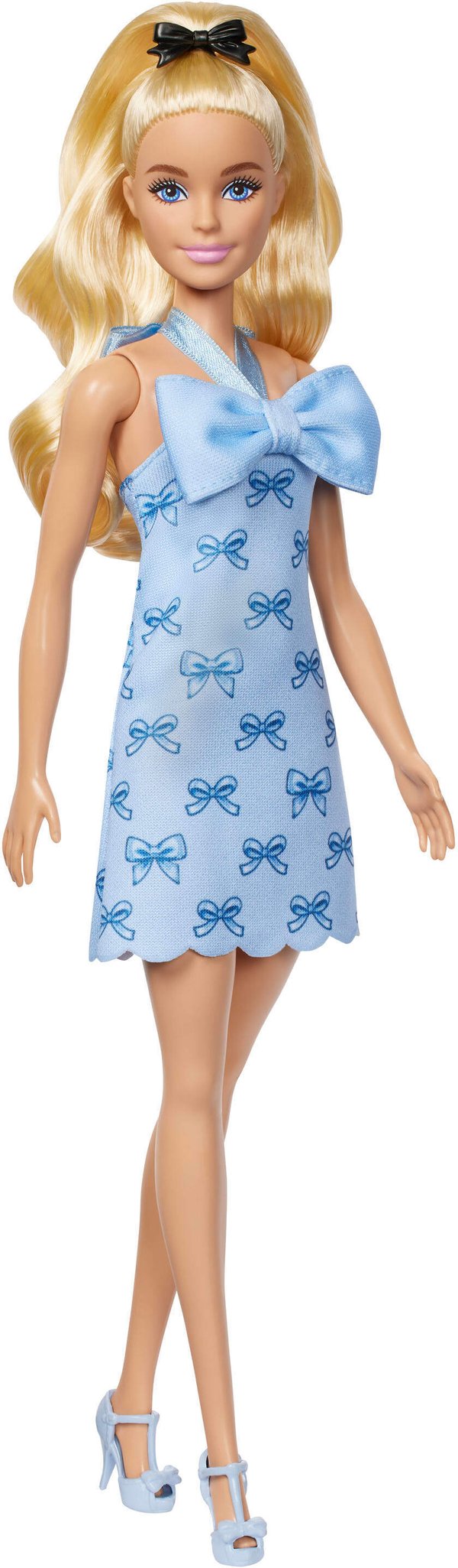 Barbie Fashionista-docka i rosettklänning