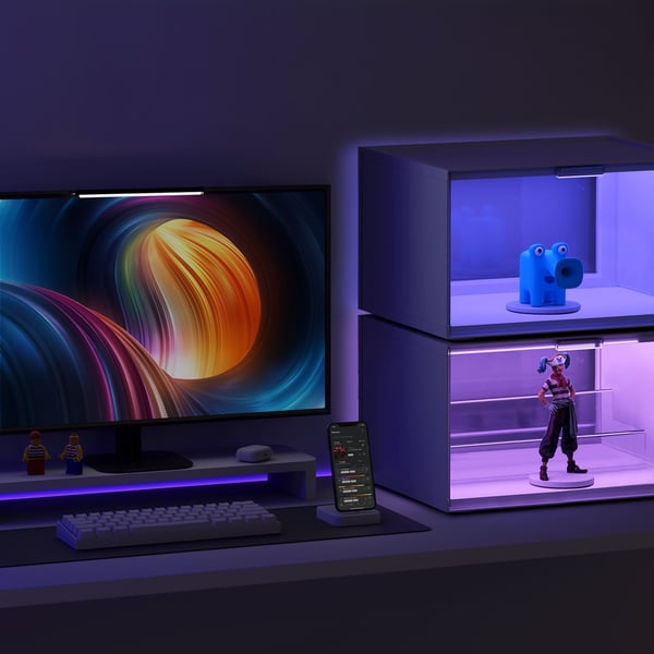Nanoleaf Expo Smart Display Case Utbyggnadspaket - 1 st