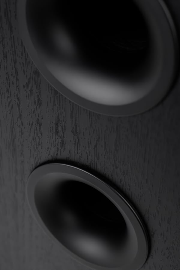ELAC Debut 3.0 F6.3 golvhögtalarpar, svart
