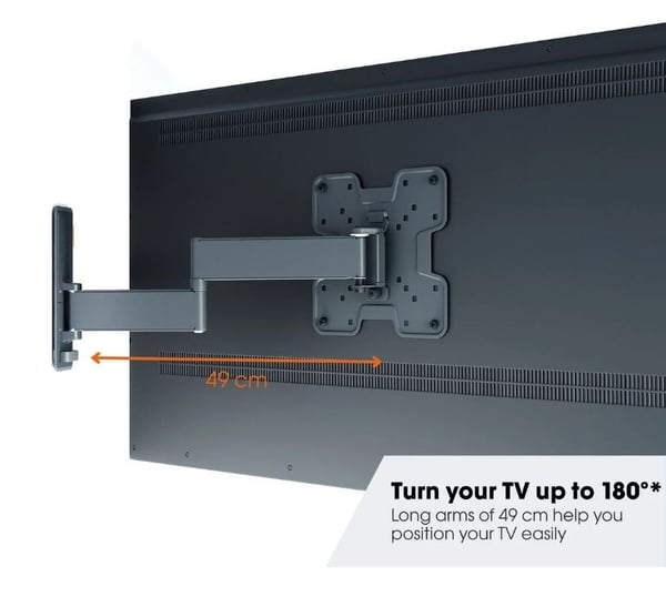 Vogel's TVM 3245 Full-Motion+ liten TV-väggfäste, svart