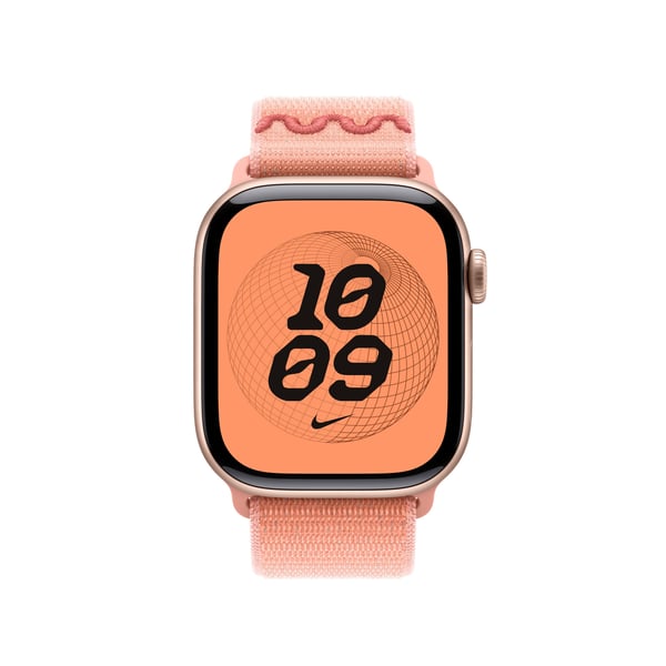 Apple Watch 42 mm Alpenglow Pink Nike Sport Loop-armband