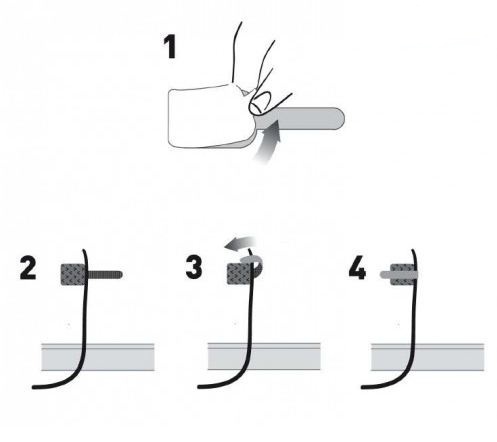 Label-The-Cable Wall monteringssats
