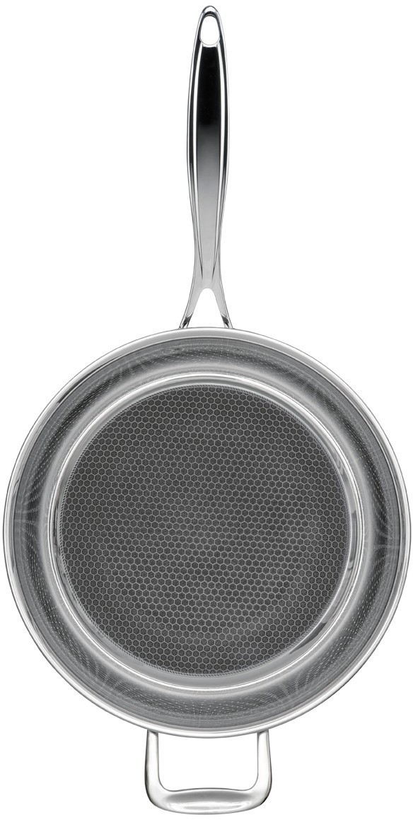 Heirol Pro Steelsafe -wok pande, rustfrit stål + non-stick belægning, 28 cm Heirol Pro Steelsafe -wok pande, rustfrit stål + non-stick belægning, 28 cm