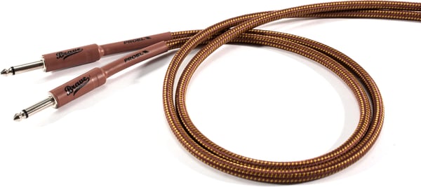 PROEL flettet instrumentkabel, 3m, sort-gul