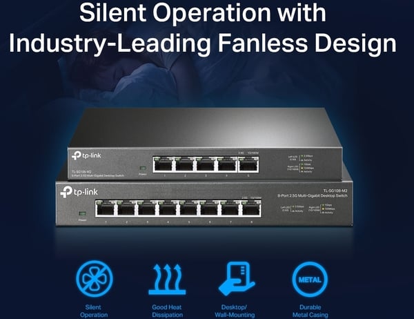 TP-Link TL-SG108-M2 2,5 Gigabit 8-port switch