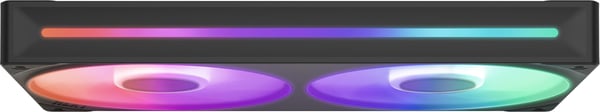 NZXT F240 RGB CORE-fläkt, 2 * 120 mm, svart