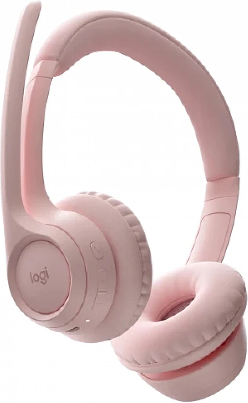 Logitech Zone 300 Trådlösa hörlurar, rosa
