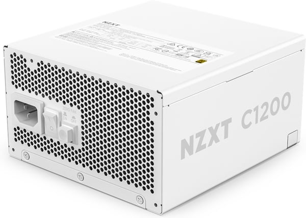 NZXT C1200 ATX 3.1 strømforsyning, 1200 W, hvid