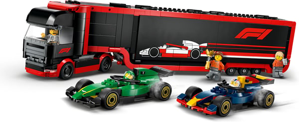 LEGO City 60445 – F1-lastbil og F1-biler RB20 og AMR24