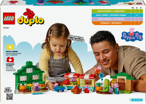 LEGO DUPLO Peppa Pig 10461 Ugglan Grisens trädgård och växthus