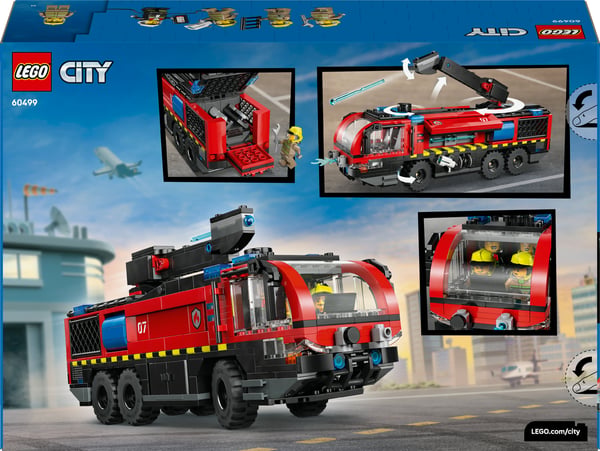LEGO City Fire 60499 Flygplatsens brandbil